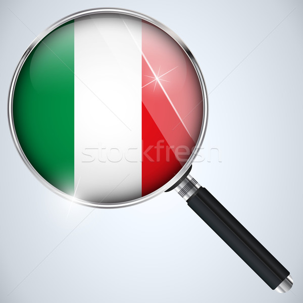 ストックフォト: 米国 · 政府 · スパイ · プログラム · 国 · イタリア