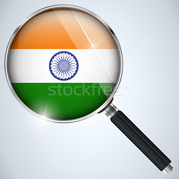 NSA USA Government Spy Program Country India Stock photo © gubh83