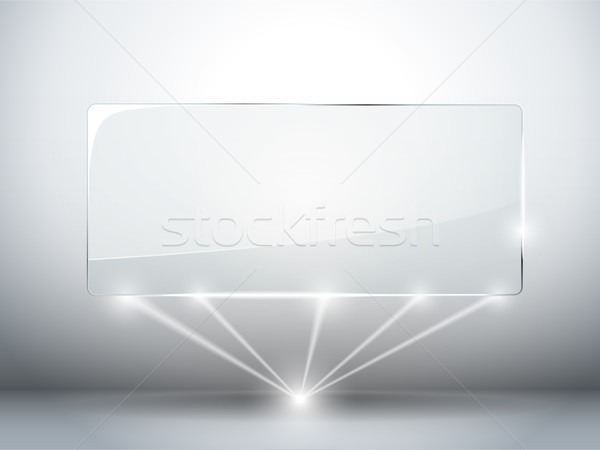 Glass Plate Background with Lasers Stock photo © gubh83