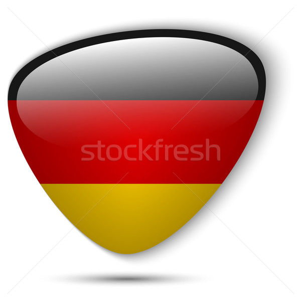 Сток-фото: Германия · флаг · кнопки · вектора · стекла