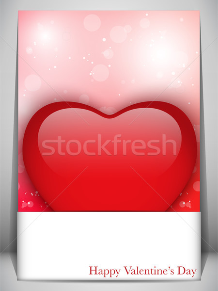 Валентин день сердце письме любви вектора Сток-фото © gubh83