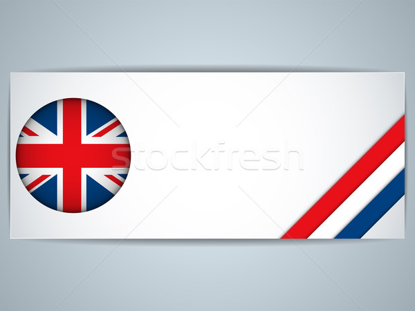 United Kingdom Country Set of Banners Stock photo © gubh83