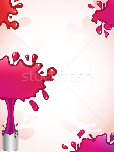 Pink and red Ink Splash Background. Stock photo © gubh83