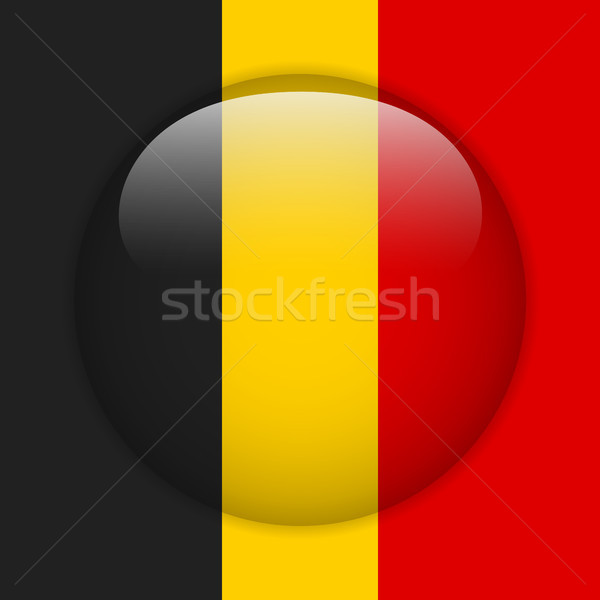 Belgium Flag Glossy Button Stock photo © gubh83