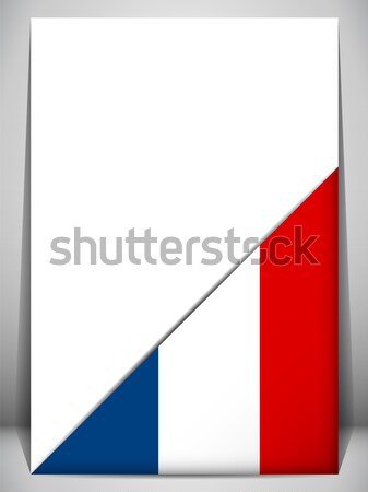 France Country Flag Turning Page Stock photo © gubh83