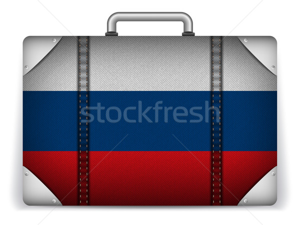 ロシア 旅行 荷物 フラグ 休暇 ベクトル ストックフォト © gubh83