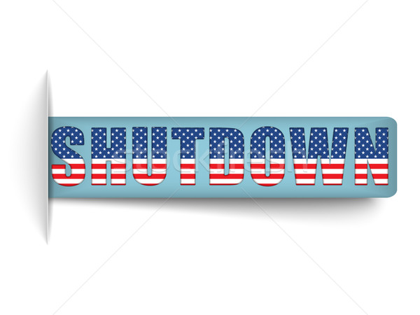 Government Shutdown USA Closed Banners. Stock photo © gubh83