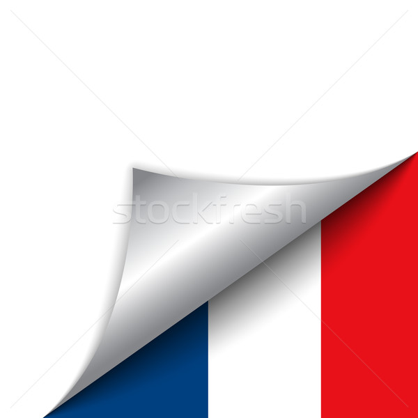 France Country Flag Turning Page Stock photo © gubh83