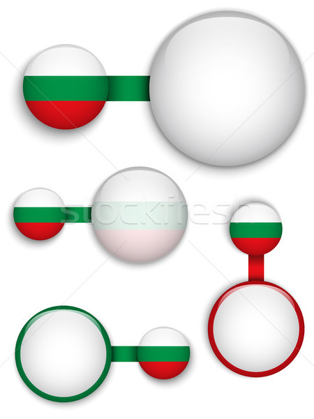 Wektora Bułgaria kraju zestaw banery działalności Zdjęcia stock © gubh83