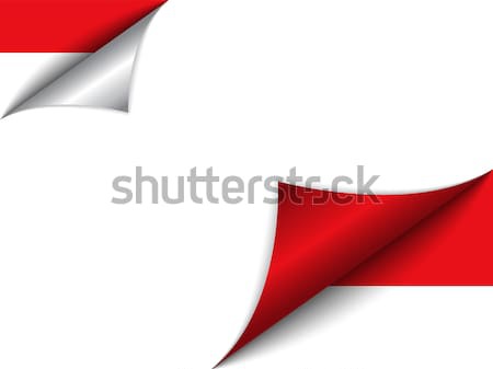 Monaco Country Flag Turning Page Stock photo © gubh83