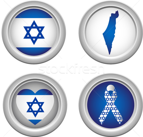 Israel Buttons Stock photo © gubh83