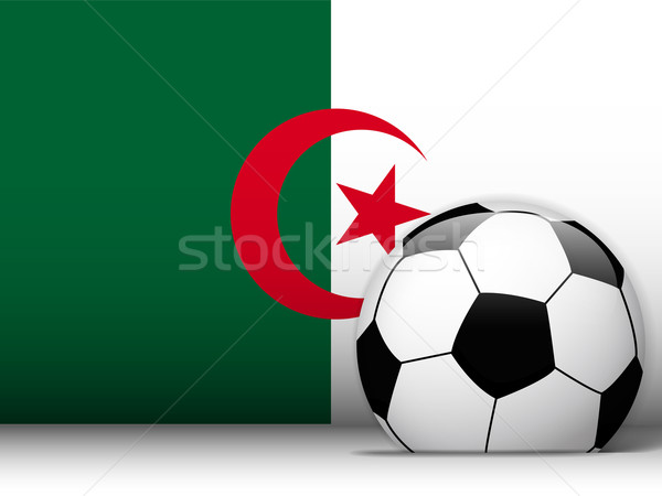 Argelia balón de fútbol bandera vector diseno mundo Foto stock © gubh83