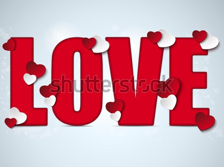 Valentine zi sex roşu inimă vector Imagine de stoc © gubh83