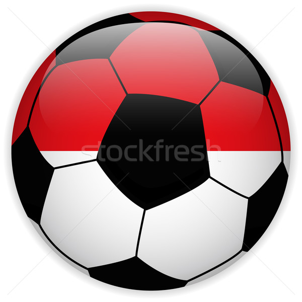 [[stock_photo]]: Monaco · pavillon · ballon · vecteur · monde · football