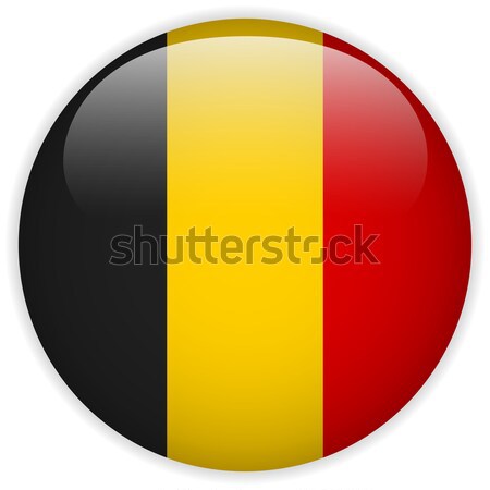 Belgium Flag Glossy Button Stock photo © gubh83