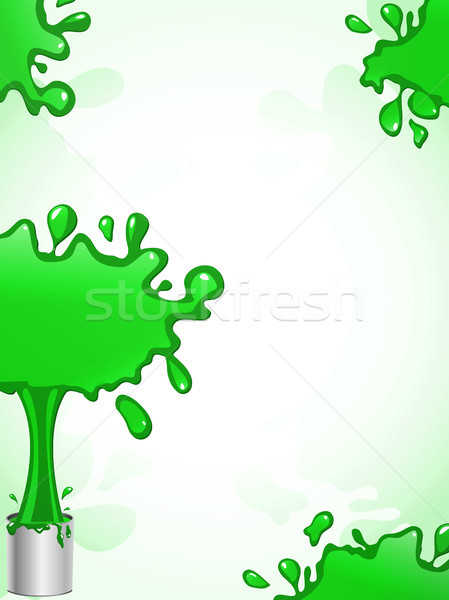 Green Ink Splash Background.  Stock photo © gubh83