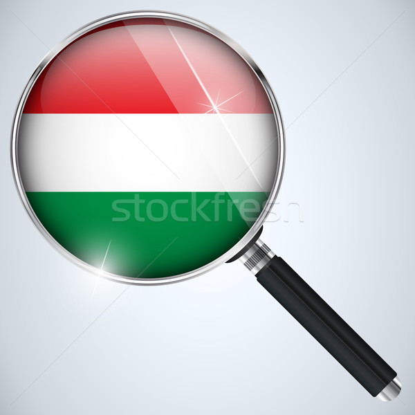 USA Regierung Spion Programm Land Ungarn Stock foto © gubh83