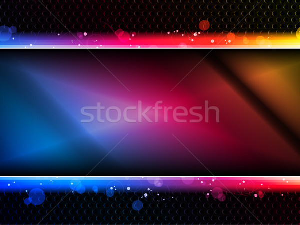 Kolorowy tęczy neon strony wektora streszczenie Zdjęcia stock © gubh83