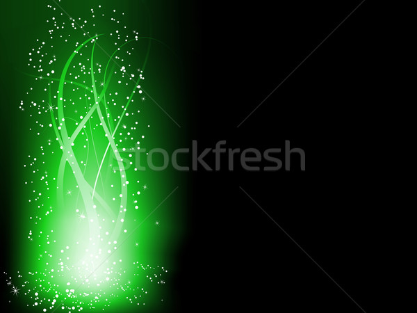 Green Colorful Glowing Lines Background. Stock photo © gubh83