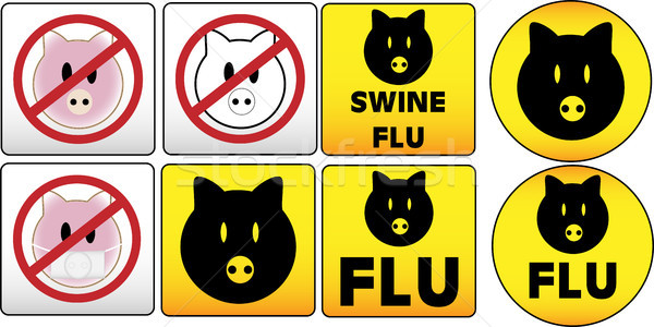 Swine Flu Sign Stock photo © gubh83