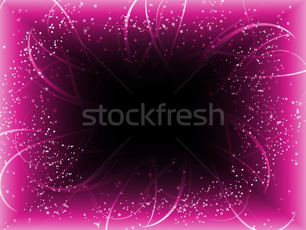 Infinite Perspective Pink Stars Background. Stock photo © gubh83