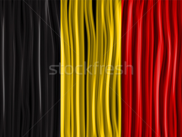 Belgium Flag Wave Fabric Texture Background Stock photo © gubh83