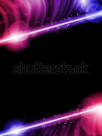 Foto stock: Discoteca · abstrato · colorido · ondas · preto · vetor