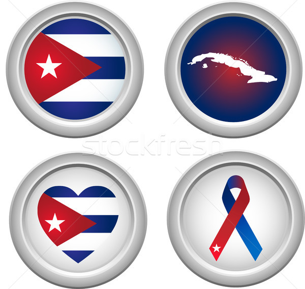 Cuba Buttons Stock photo © gubh83