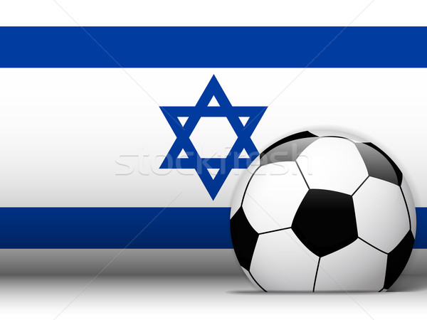 Israël voetbal vlag vector ontwerp wereld Stockfoto © gubh83