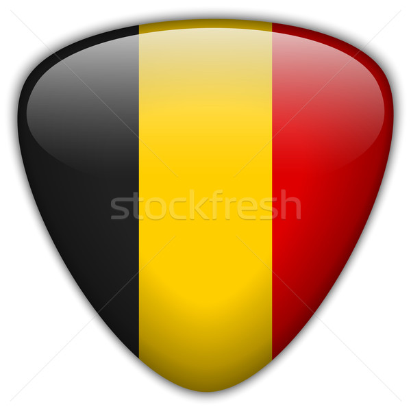 Belgium Flag Glossy Button Stock photo © gubh83