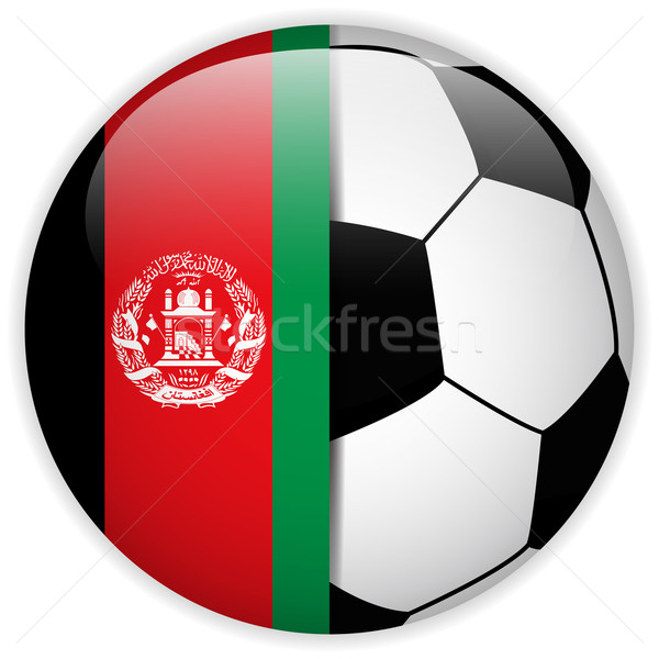 Afeganistão bandeira futebol vetor mundo futebol Foto stock © gubh83