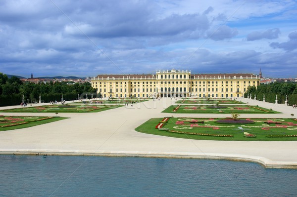 Wenen paleis gebouw reizen stedelijke kasteel Stockfoto © Gudella