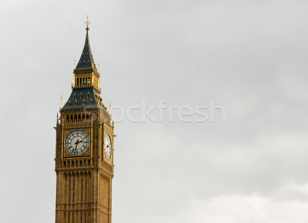 Zdjęcia stock: Big · Ben · angielski · pogoda · zegar · podróży · miejskich