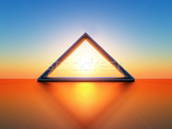 solar triangle Stock photo © guffoto