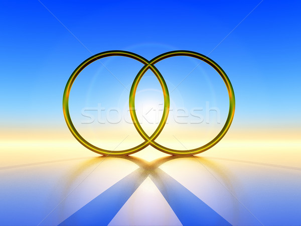 golden rings Stock photo © guffoto