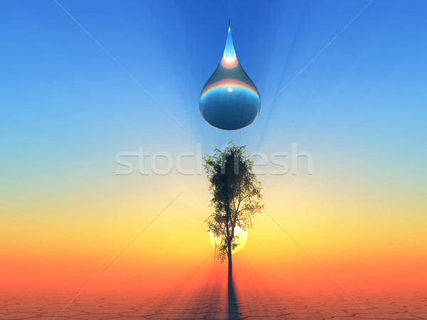 drop of life Stock photo © guffoto