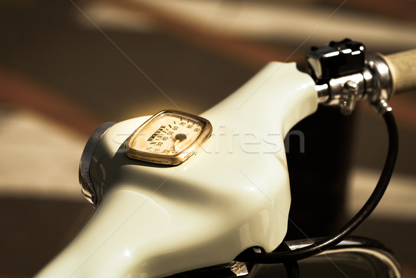 Stock foto: Roller · alten · Auto · Metall · Geschwindigkeit · Jahrgang