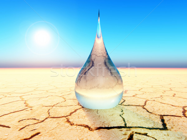 Caída vida ilustración calentamiento global agua luz Foto stock © guffoto