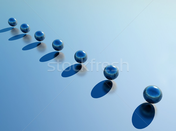 blue sphere Stock photo © guffoto