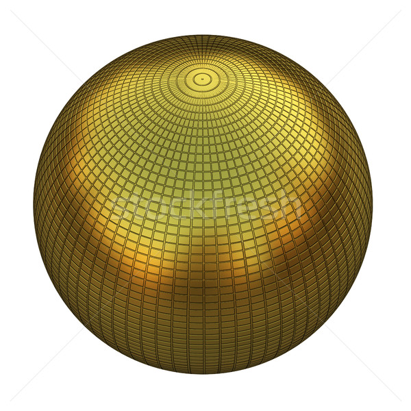 Gold Ball 3d render  Stock photo © Guru3D