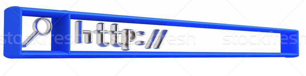 3D internet keresés fonal laptop technológia Stock fotó © Guru3D