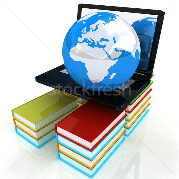 Línea educación blanco negocios libro tecnología Foto stock © Guru3D