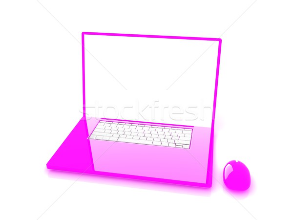 Pink laptop Stock photo © Guru3D