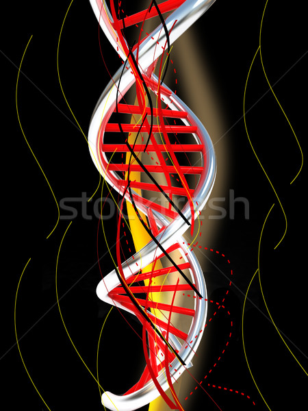 ADN-ul structura model educaţie ştiinţă chimic Imagine de stoc © Guru3D