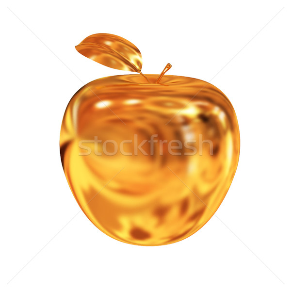 Ouro maçã isolado branco natureza projeto Foto stock © Guru3D