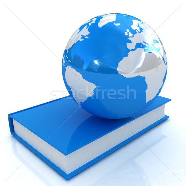 Colorido livros terra real livro globo Foto stock © Guru3D