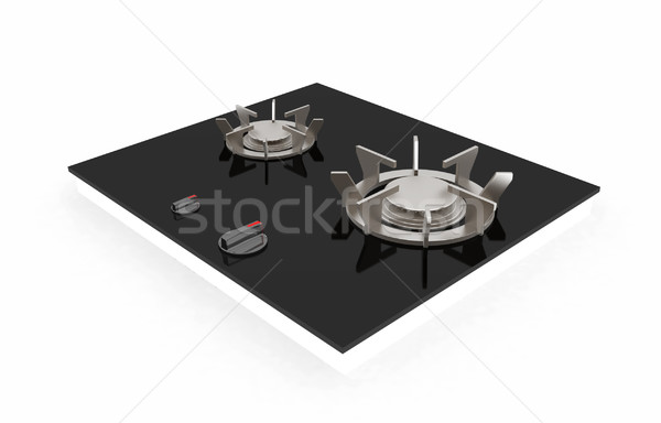 3d gas-stove Stock photo © Guru3D
