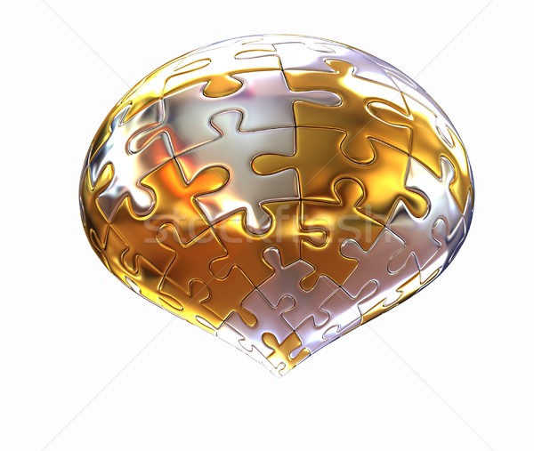 Puzzle abstract sphere  Stock photo © Guru3D