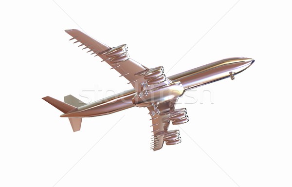 Avion blanche ciel fond Voyage navire [[stock_photo]] © Guru3D