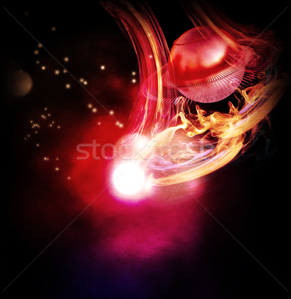Abstract luci sfondo palla rosso Foto d'archivio © Guru3D
